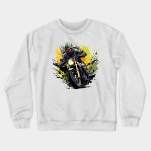 Biker Race Moto Crewneck Sweatshirt